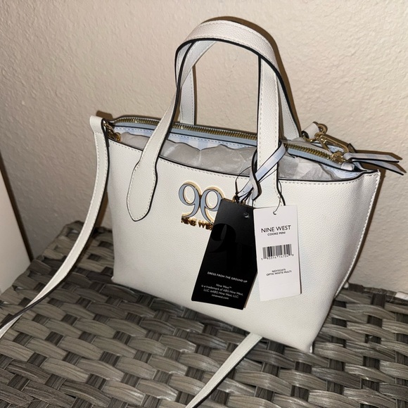 Nine West Handbags - NWT Nine West White Cooke Crossbody Bag